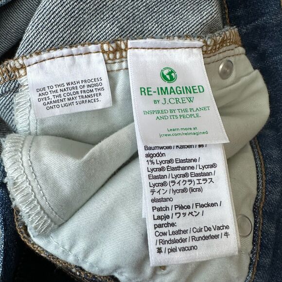 NWT J. CREW 9" Demi-Boot Crop Jean in Palmyra Wash - Picture 10 of 15